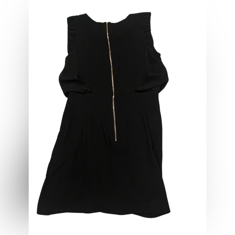 Sandro Paris Rihan Sleeveless Black Mini Dress | Size 1 - Picture 4 of 7